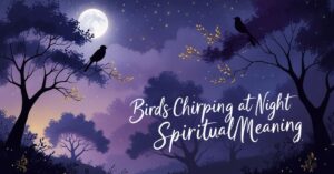 Spiritual Meaning of Birds chirping at night