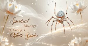 Spiritual Meanings of Seeing a White Spider